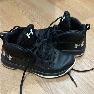 Under Armour Kids Black Basketball Shoes